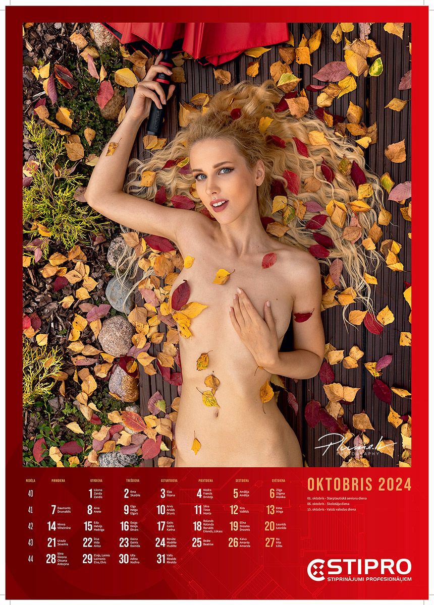 Mārtiņš Plūme | Erotisks kailfoto mākslas kalendārs 2024 gadam, STIPRO | Kailfoto kalendars fotografs Martins Plume 12